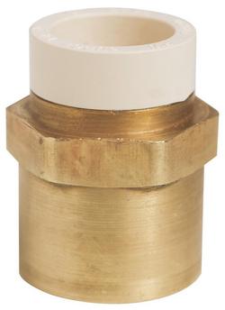 1 in. FIPS x Solvent Weld Copper Adapter