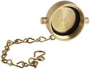 2-1/2 in. Raleigh Threaded Cast Brass Cap with Chain