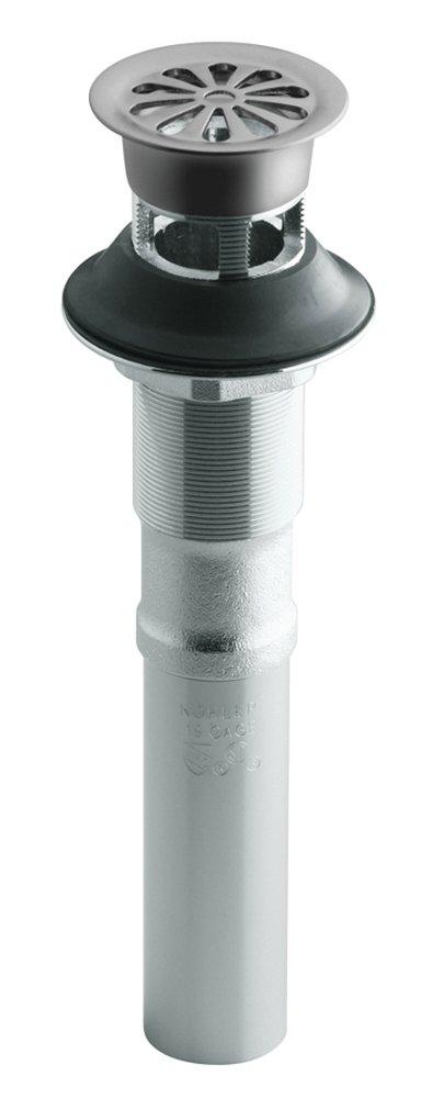 KOHLER Vibrant&reg; Stainless 1- 1/4 in. Lavatory Grid Drain with Overflow 