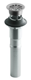 KOHLER Vibrant&reg; Stainless 1- 1/4 in. Lavatory Grid Drain with Overflow 