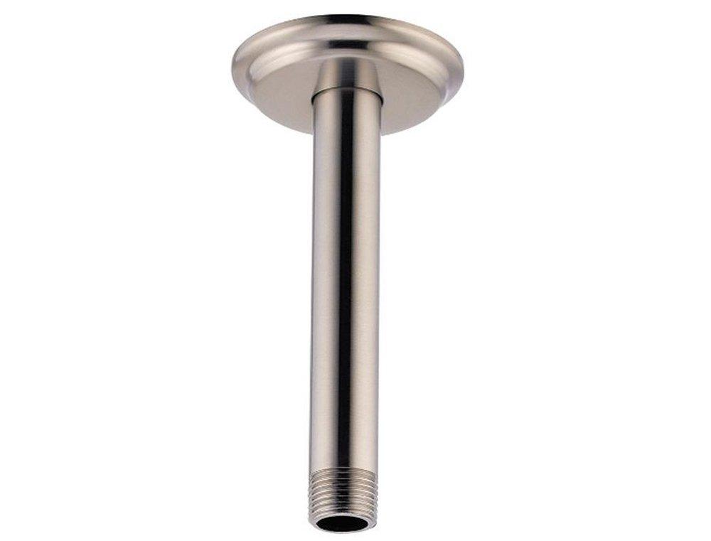 Pfister Brushed Nickel 6 x 1/2 x 1-1/2 in. NPT Brass Ceiling Mount Shower Arm and Flange 