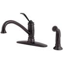 Pfister Tuscan Bronze Single Lever Handle Kitchen Faucet with Sidespray 