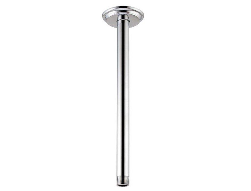 Pfister Polished Chrome 12 x 1/2 x 1-1/2 in. NPT Brass Ceiling Mount Shower Arm and Flange 