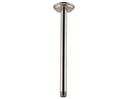 Pfister Brushed Nickel 12 x 1/2 x 1-1/2 in. NPT Brass Ceiling Mount Shower Arm and Flange 