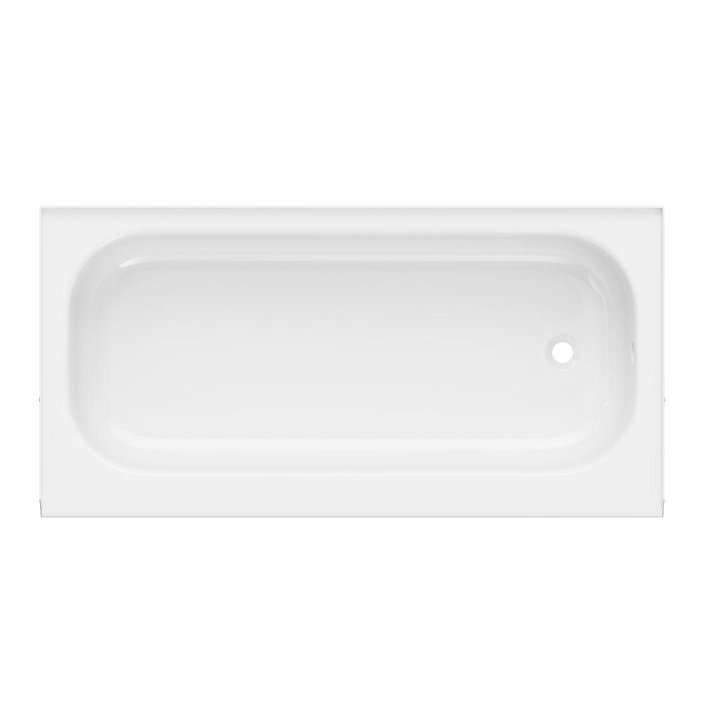 PROFLO&reg; White 60 x 30 in. Alcove Bathtub with Right-Hand Drain 