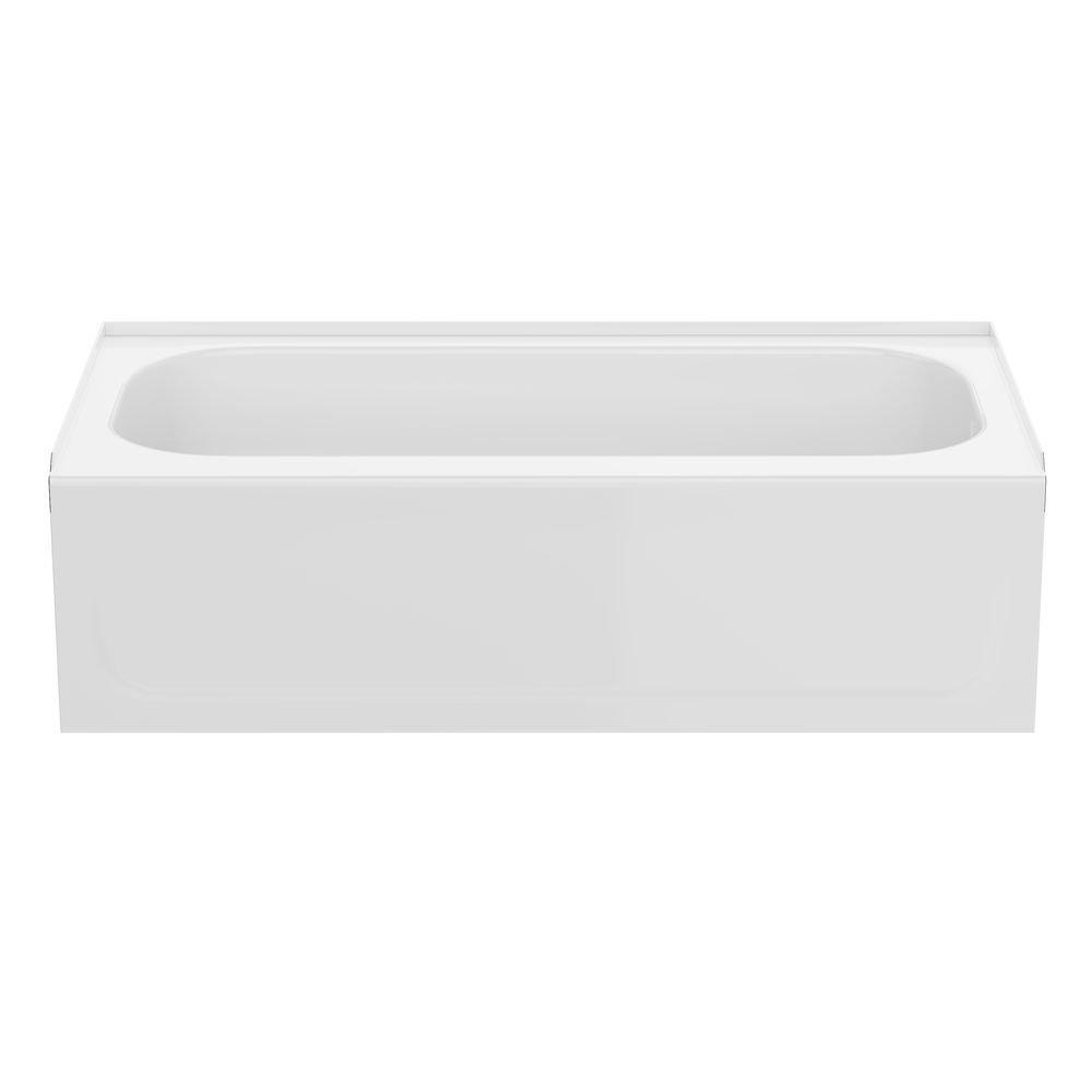 PROFLO&reg; White 60 x 30 in. Alcove Bathtub with Right-Hand Drain 
