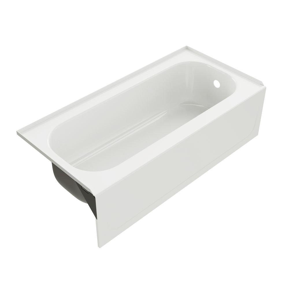 PROFLO&reg; White 60 x 30 in. Alcove Bathtub with Right-Hand Drain 