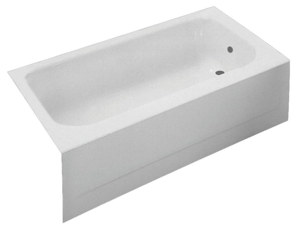 PROFLO&reg; White 60 x 30 in. Soaker Alcove Bathtub Right Drain 