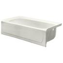 PROFLO&reg; Biscuit 60 x 30 in. Soaker Alcove Bathtub Right Drain 