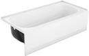 PROFLO&reg; Biscuit 60 x 30 in. Alcove Bathtub with Left-Hand Drain 