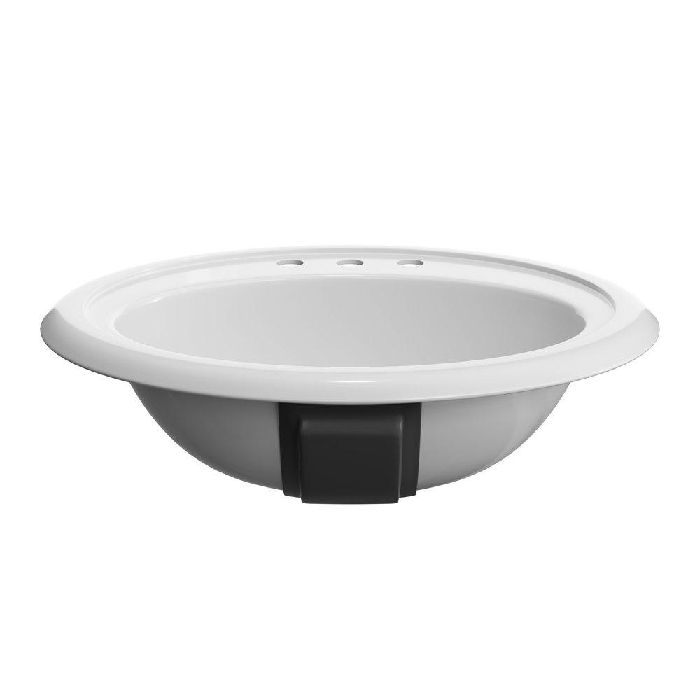 PROFLO&reg; White Drop-in Basin 