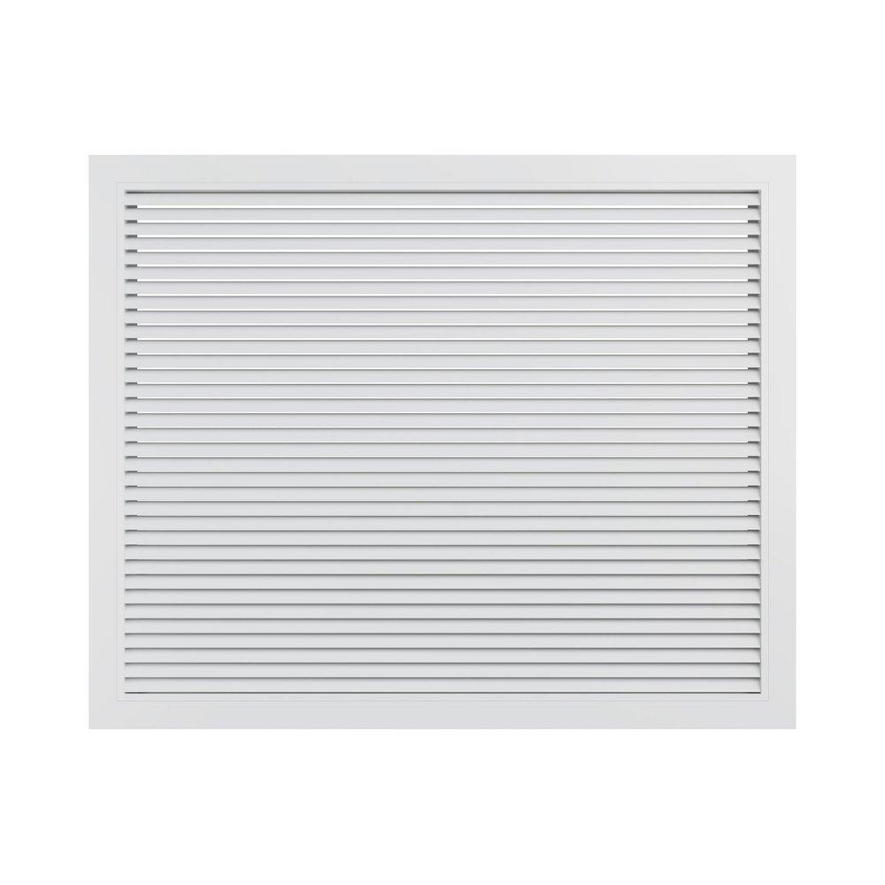 PROSELECT&reg; White 12 in. Filter Grille in White Aluminum 