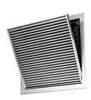 24 x 30 in. Filter Grille Horizontal Blade in White Aluminum