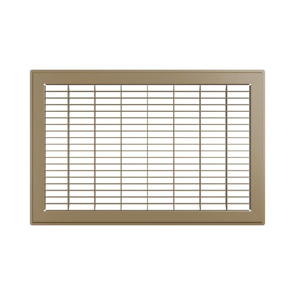 PROSELECT&reg; Brown 10 x 10 in. Residential Return Grille in Brown Steel 