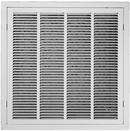 30 x 24 in. Filter Grille in White with 1/3 in. Fin T-Bar and Insert