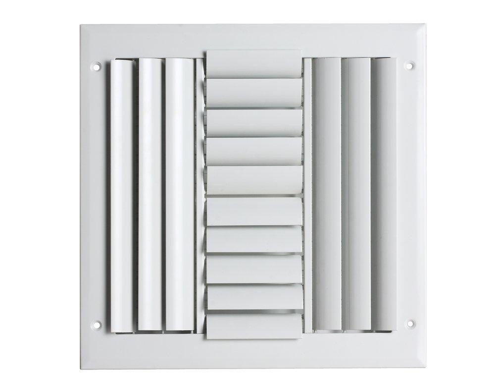 PROSELECT&reg; White 16 in. Residential Ceiling & Sidewall Register in White 4-way Aluminum 