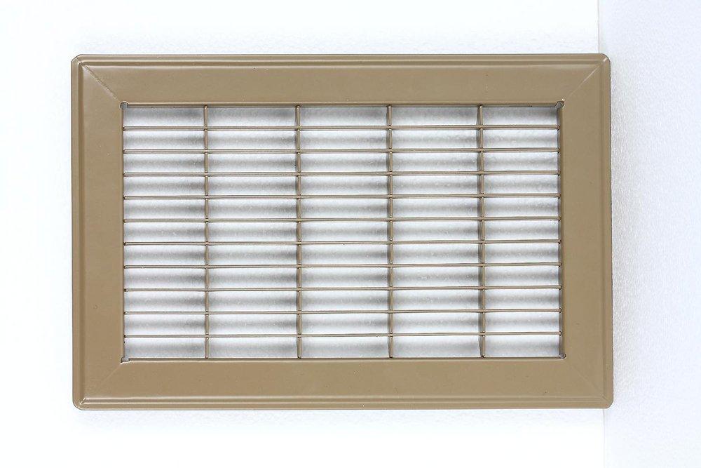 PROSELECT&reg; Brown 6 x 18 in. Return Grille in Brown Steel 