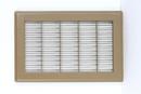 PROSELECT&reg; Brown 6 x 18 in. Return Grille in Brown Steel 