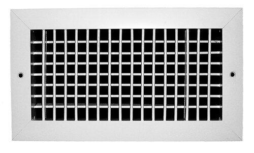 PROSELECT&reg; White 24 in. Aluminum Adjustable Face Register in White 