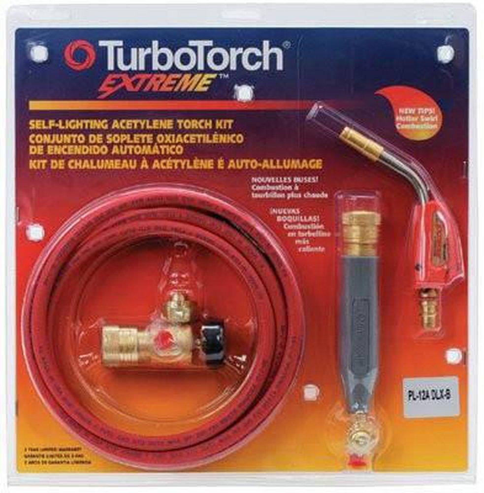 Victor Turbo Torch Red/Grey/Brass Self Lighting Acetylene Torch Kit 