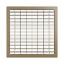 16 x 16 in. Residential 1-way Return Grille in Brown Steel