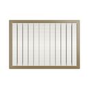 16 x 24 in. Residential 1-way Return Grille in Brown Steel