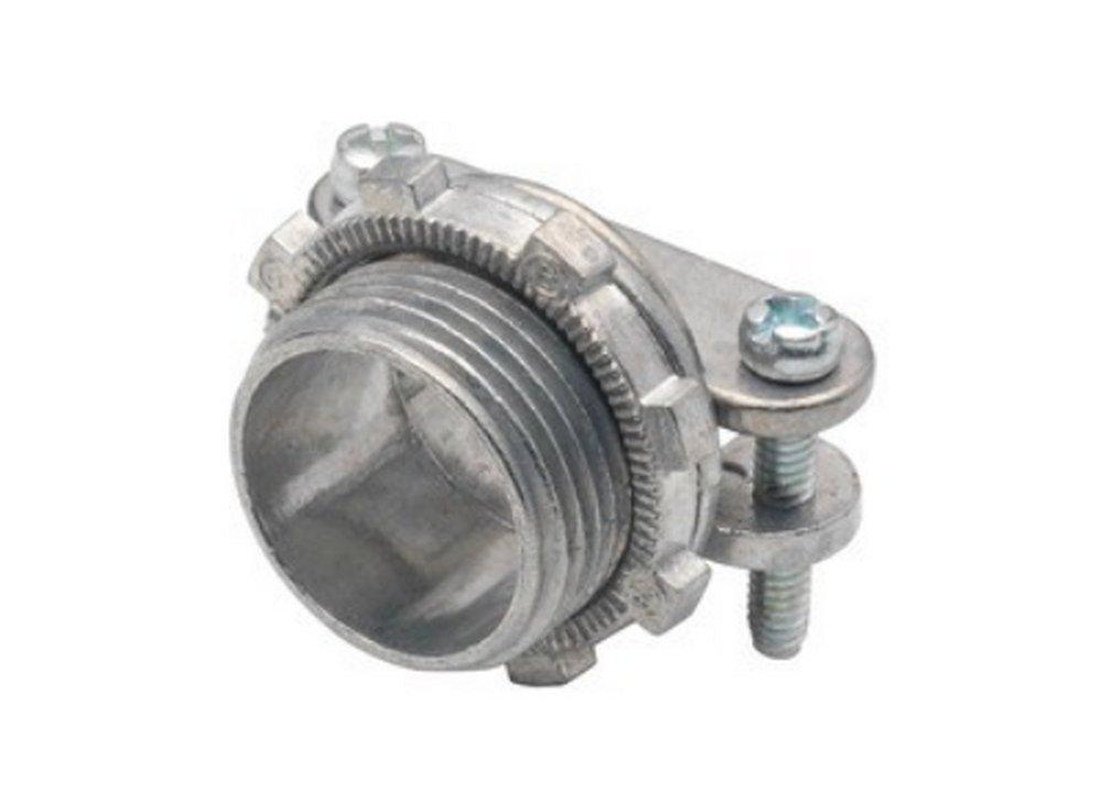 Bridgeport Fittings 2-Screw Non-Metallic Cable Connection with Strap 