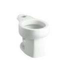 1.6 gpf Round Floor Mount Toilet Bowl in White