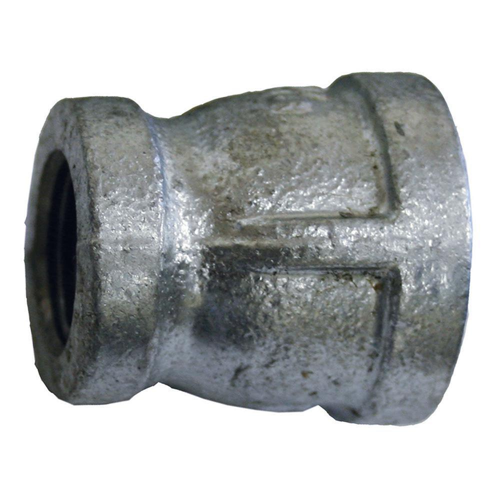 6 x 4 galvanized reducing coupling image number 0