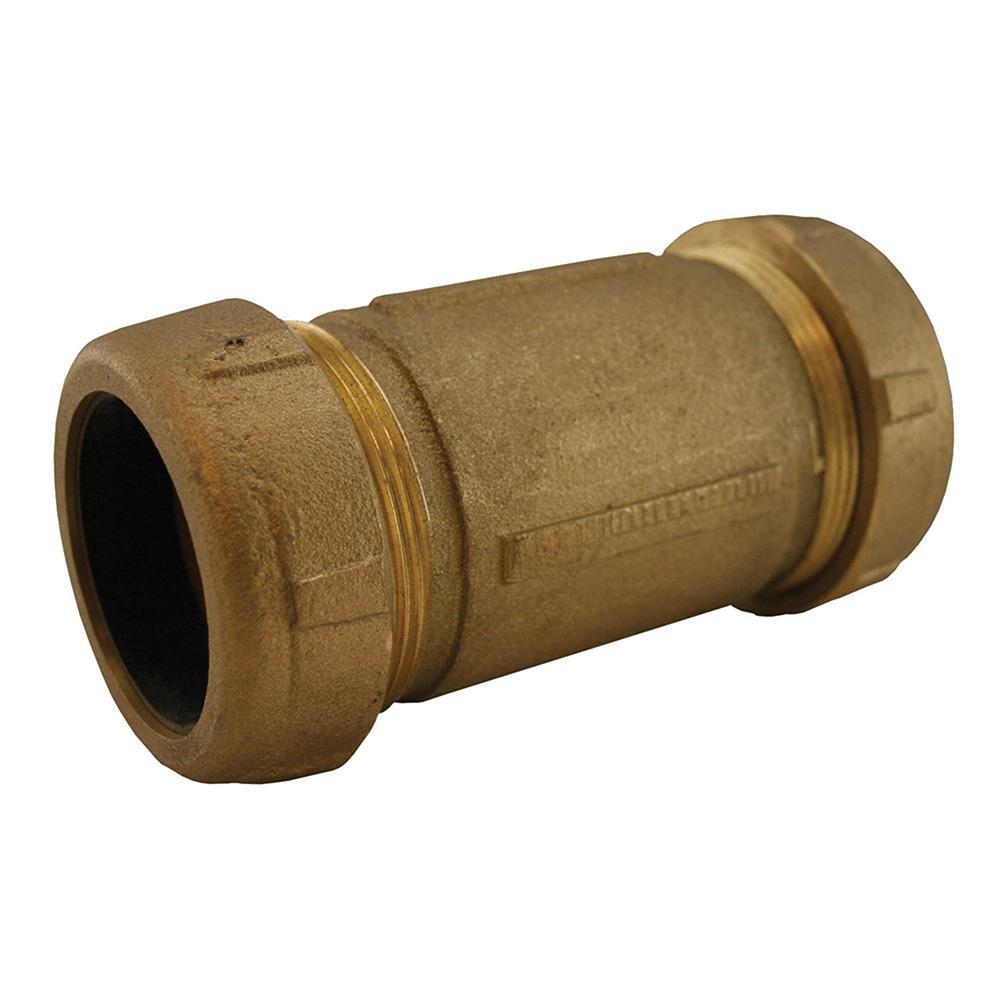 Jones Stephens 1-1/2 in. CTS x IPS Bronze Compression Coupling 