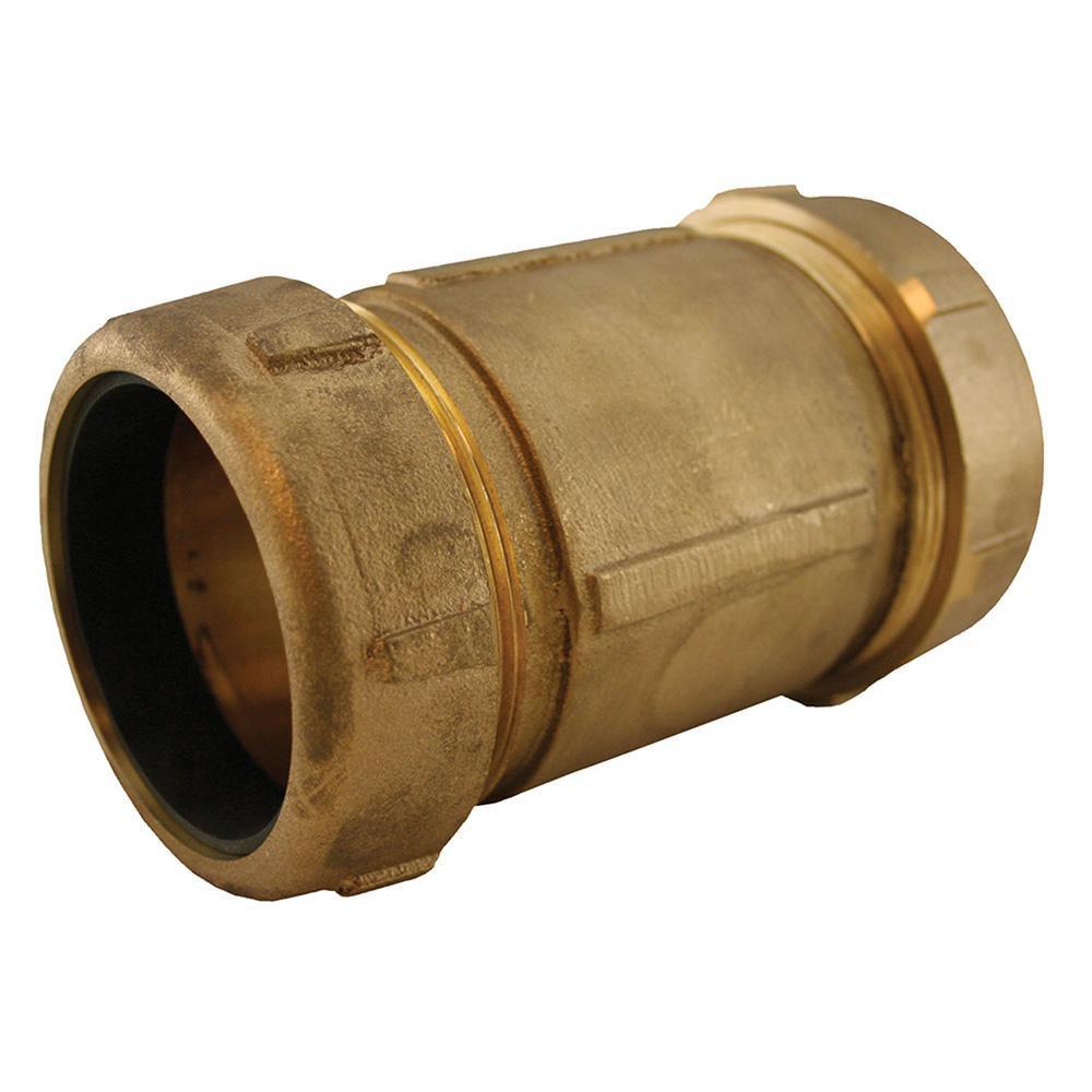 Jones Stephens CTS x IPS Bronze Compression Coupling 
