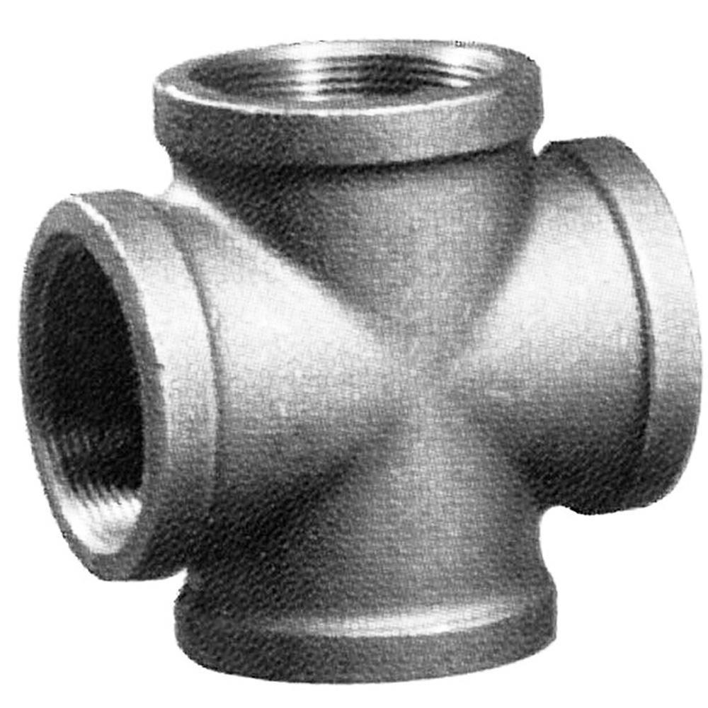 Jones Stephens Female Galvanized Malleable Cross 