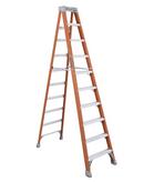 10 ft. Fiberglass Step Ladder Type IA 300-Pound Load Capacity
