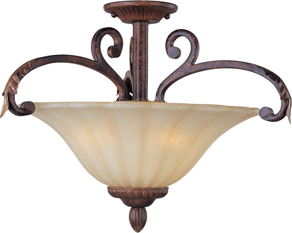 *NAS AUFL 3 60W MED INCAND CEIL LGH 