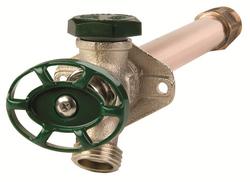 8 in. Brass 1/2 x 3/4 in. FIPS and MIPS x Threaded Wall Hydrant