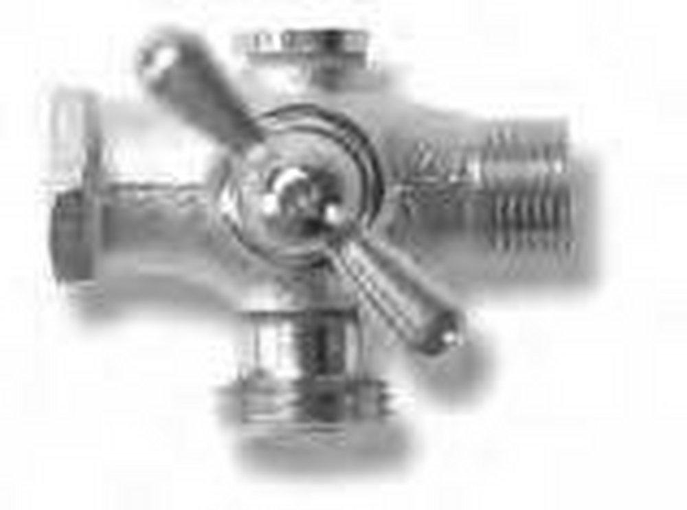 Arrowhead Brass And Plumbing Satin Nickel 1/2 in. FIP Brass Washing Machine Valve 