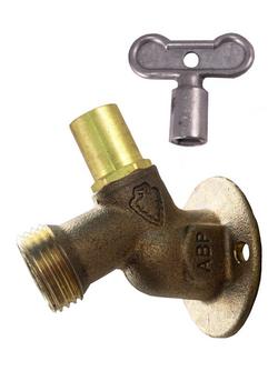 Flanged Brass 3/4 in. Sillcock