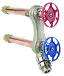 Arrowhead Brass And Plumbing Nickel Plated Frost-proof Brass Copper Sweat and MIP Sillcock 