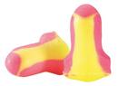 Yellow/Magenta Plastic Disposable Ear Plugs, Pack of 200