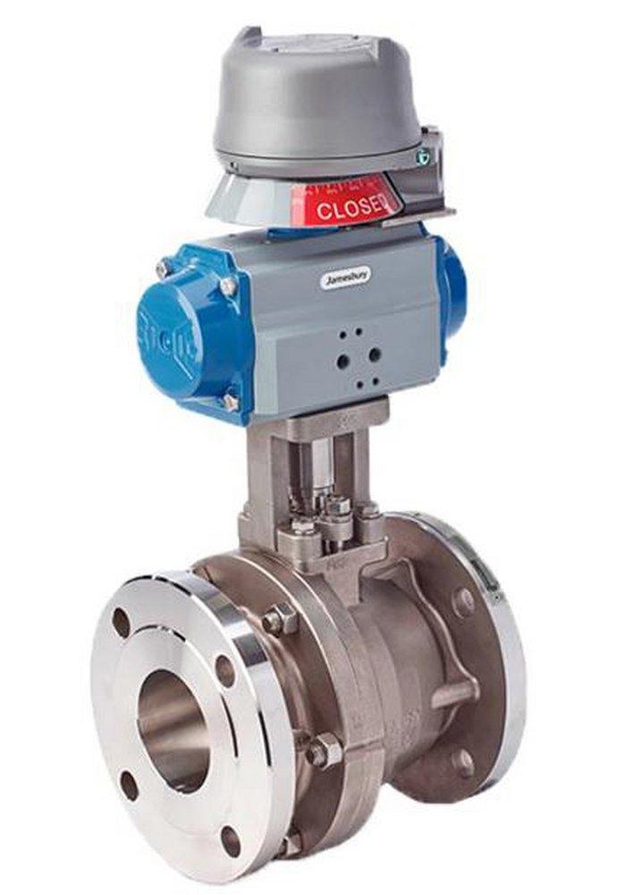 Jamesbury Stainless Steel Standard Port Flanged 150# Ball Valve 