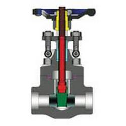 1 in. Forged Steel Standard Port Socket Weld Gate Valve