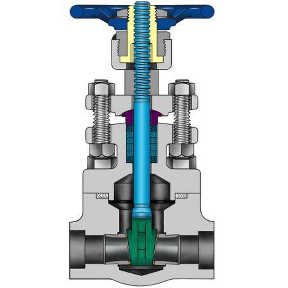 Velan Valve Forged Steel Conventional Port Socket Weld Gate Valve 