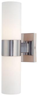 60 W 5 in. 2-Light Medium Wall Sconce in Polished Chrome