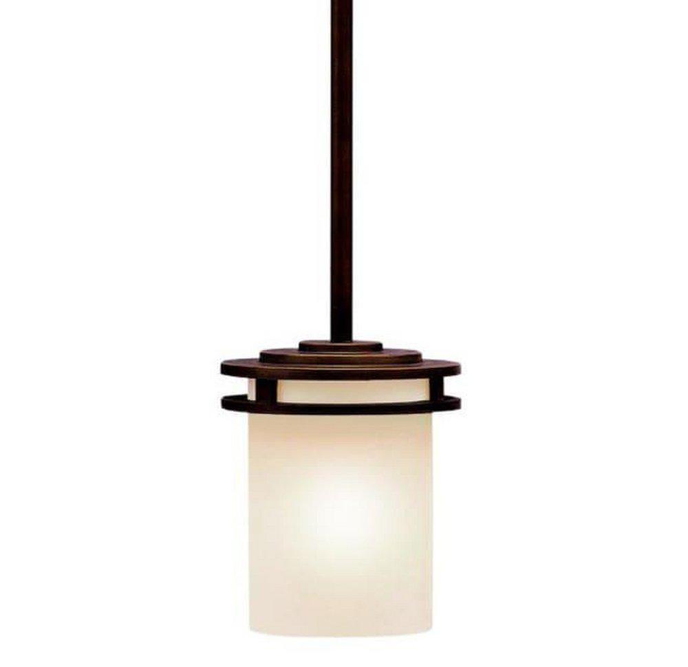 Kichler Lighting Olde Bronze 7-1/2 in. 100W 1-Light Medium Mini Pendant 
