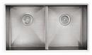 KOHLER Stainless Steel 33 x 22 in. Stainless Steel Double Bowl Dual Mount Kitchen Sink with Sound Dampening 