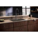 KOHLER Stainless Steel 33 x 22 in. Stainless Steel Single Bowl Dual Mount Kitchen Sink with Sound Dampening 