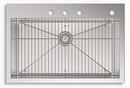 KOHLER Stainless Steel 33 x 22 in. Stainless Steel Single Bowl Dual Mount Kitchen Sink with Sound Dampening 