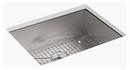 KOHLER Stainless Steel 25 x 22 in. Single Bowl Dual Mount Kitchen Sink in Stainless Steel 