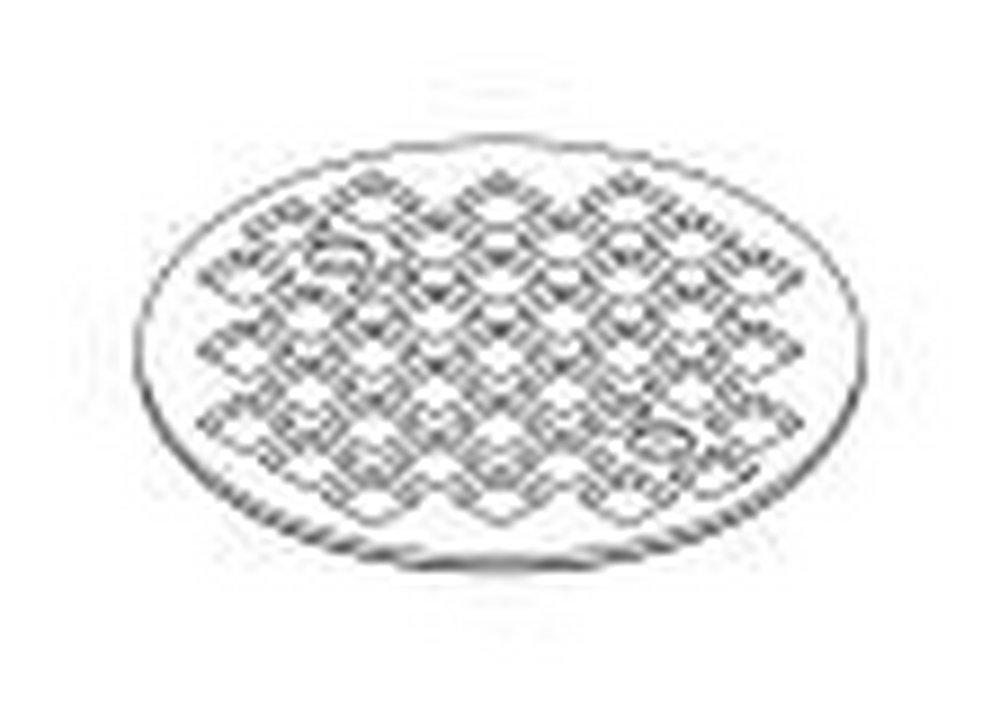 KOHLER Matte Black Round Strainer Plate 