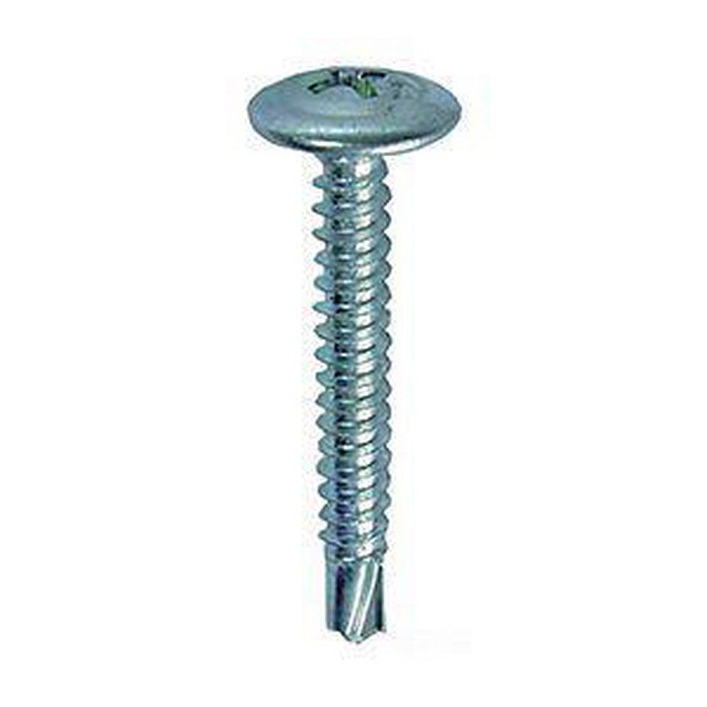 L.H. Dottie 203-2/10 mm Zinc Plated Wafer Self-Drilling & Tapping Screw (Pack of 100) 